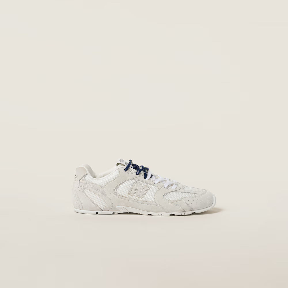 New Balance X Miu Miu 530 SL Suede and Mesh Sneakers