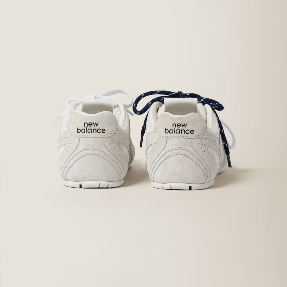 New Balance X Miu Miu 530 SL Suede and Mesh Sneakers
