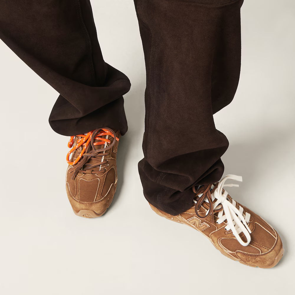 New Balance X Miu Miu 530 SL Suede Sneakers