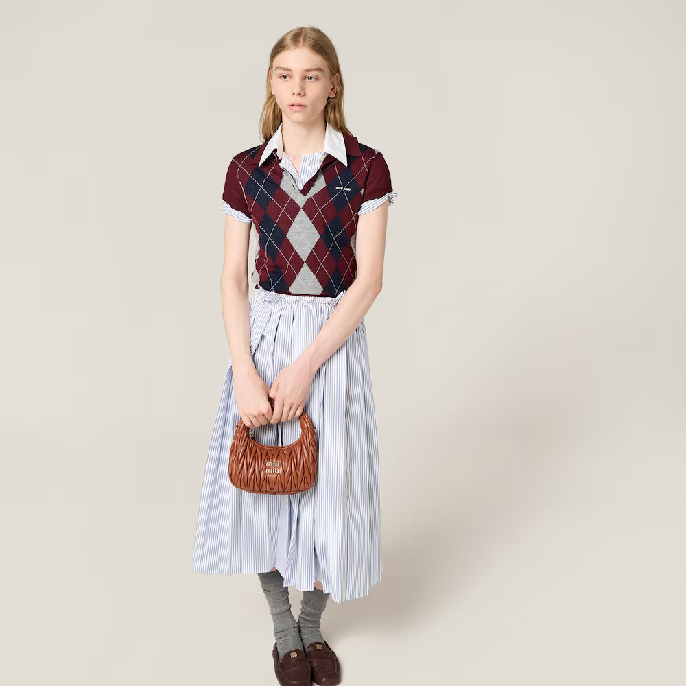 Wander Matelassé Nappa Leather Hobo Bag