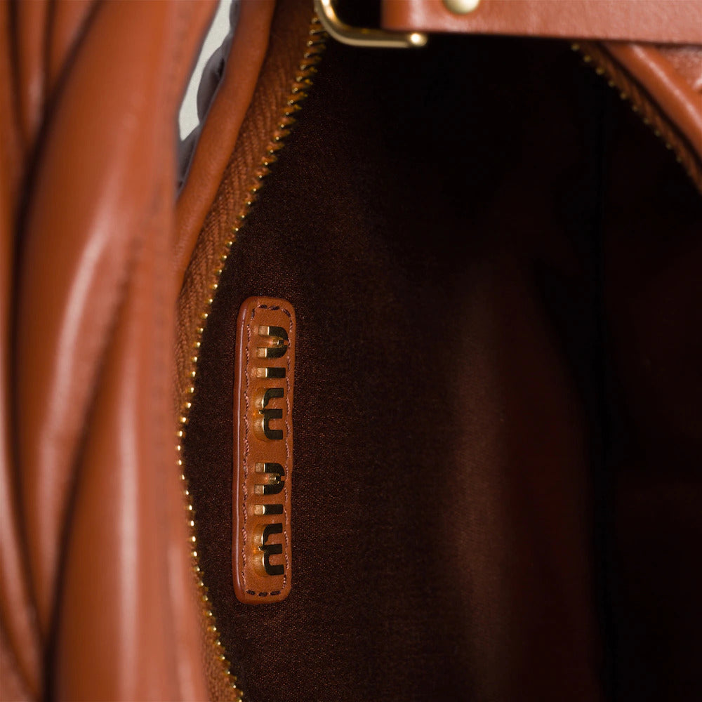 Wander Matelassé Nappa Leather Hobo Bag