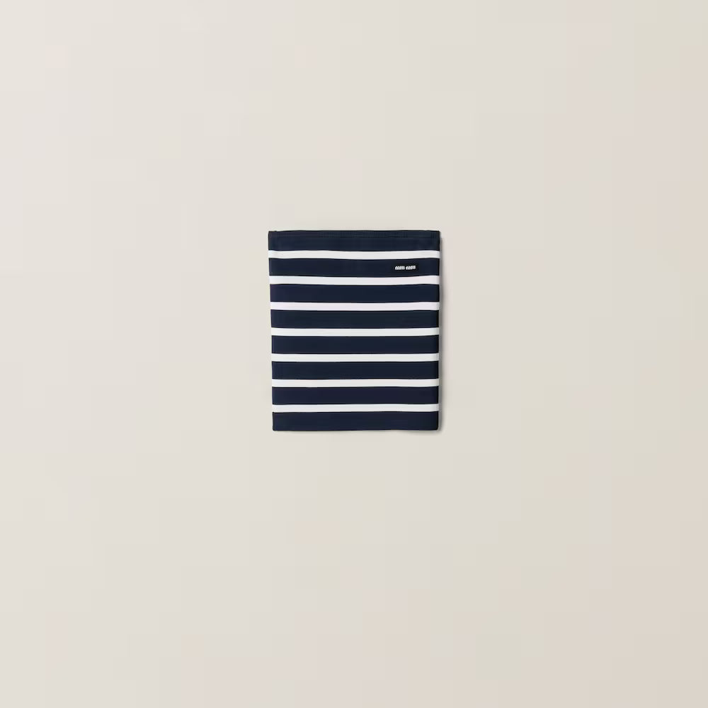 Striped Knit Tube Top