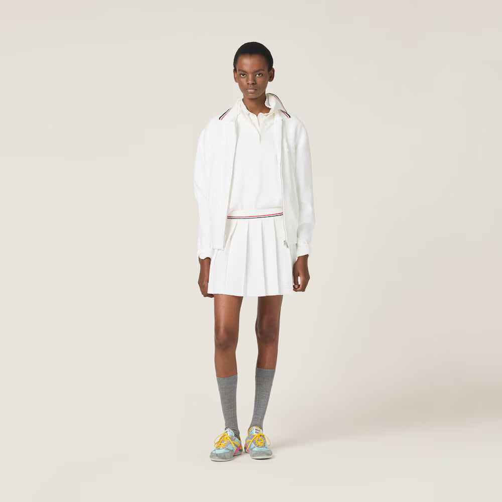 Cotton Zipper Cardigan