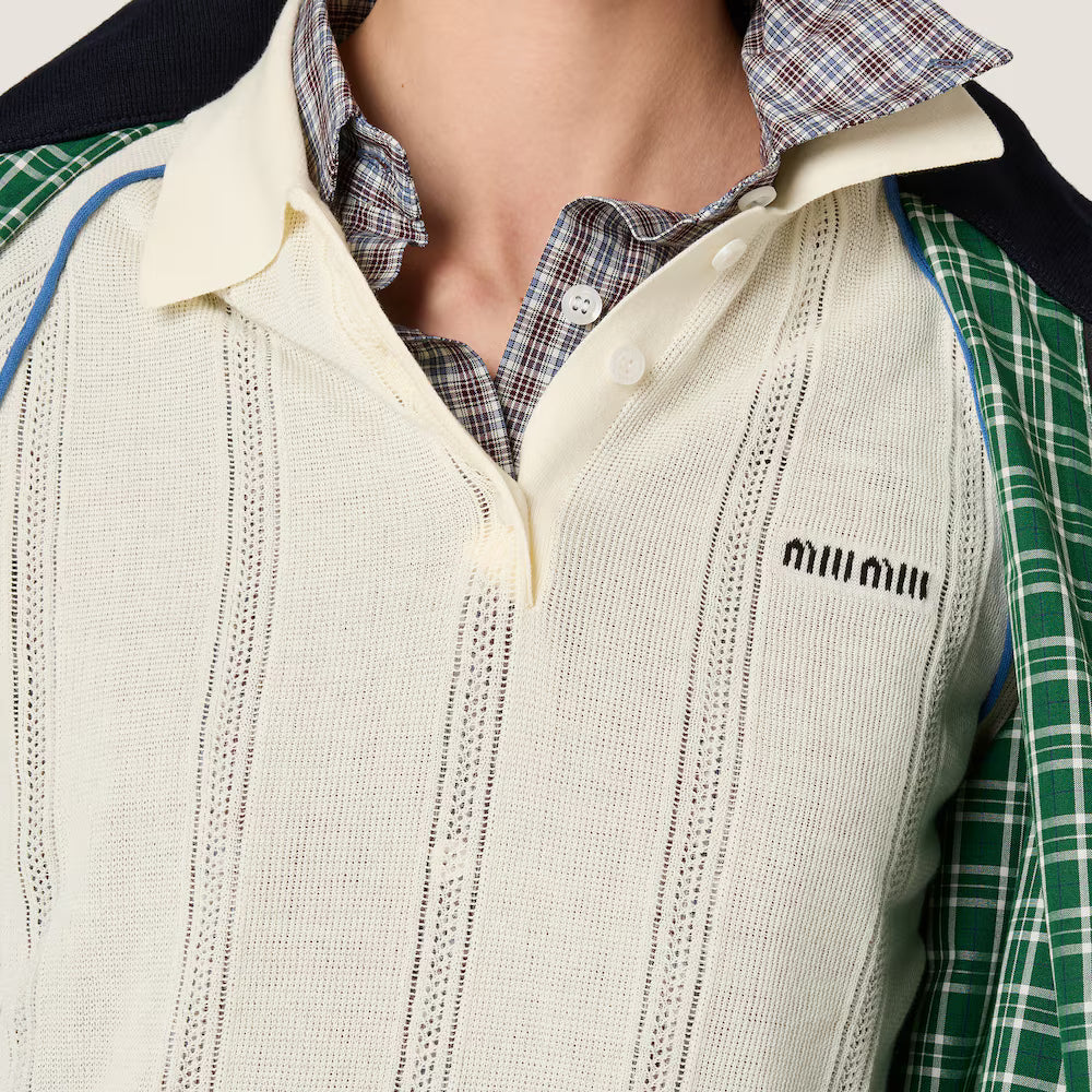 Cotton Knit Polo Shirt