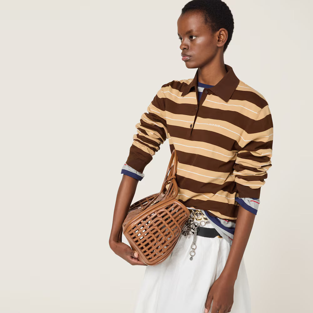 Cotton Knit Polo Shirt