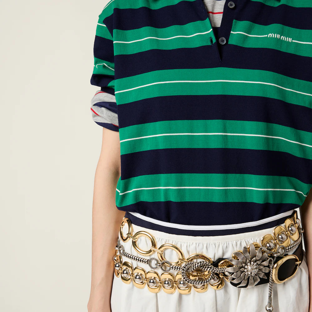 Cotton Knit Polo Shirt