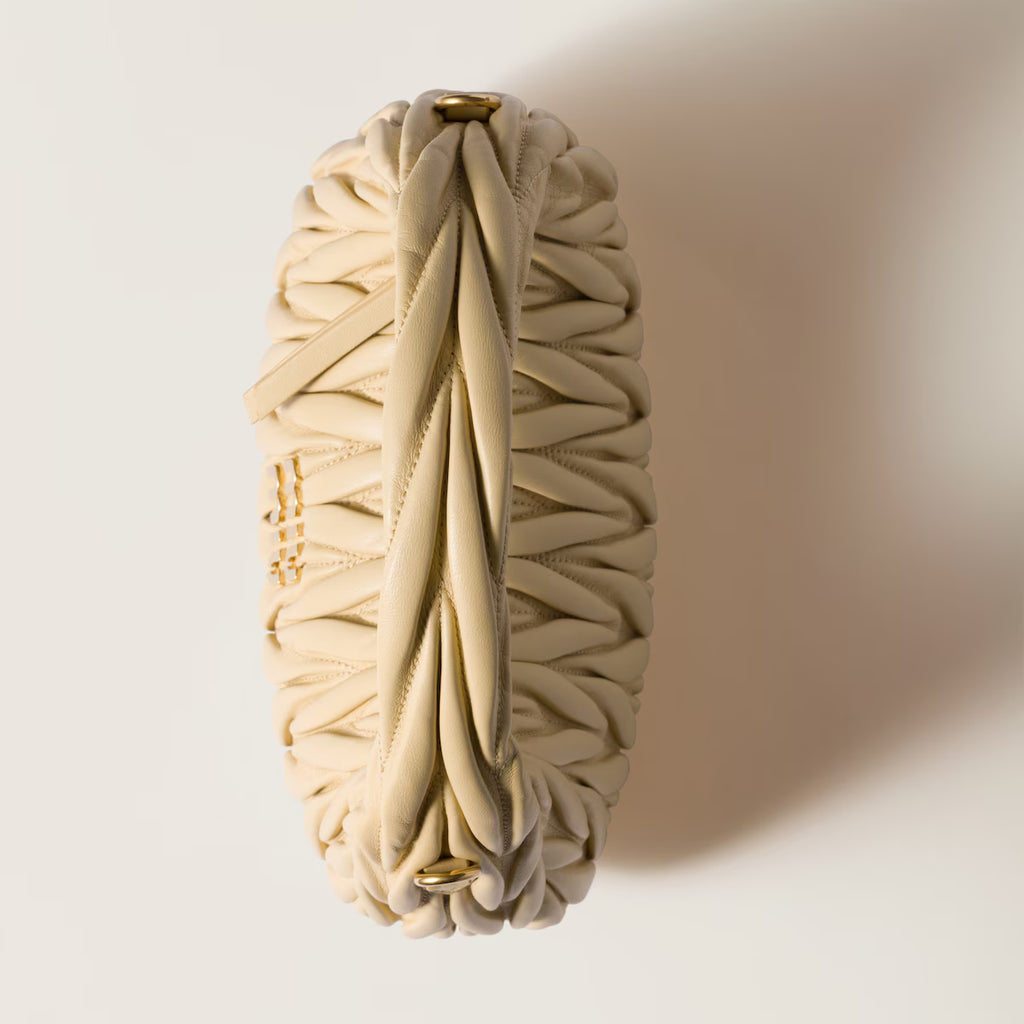 Wander Matelassé Nappa Leather Hobo Bag