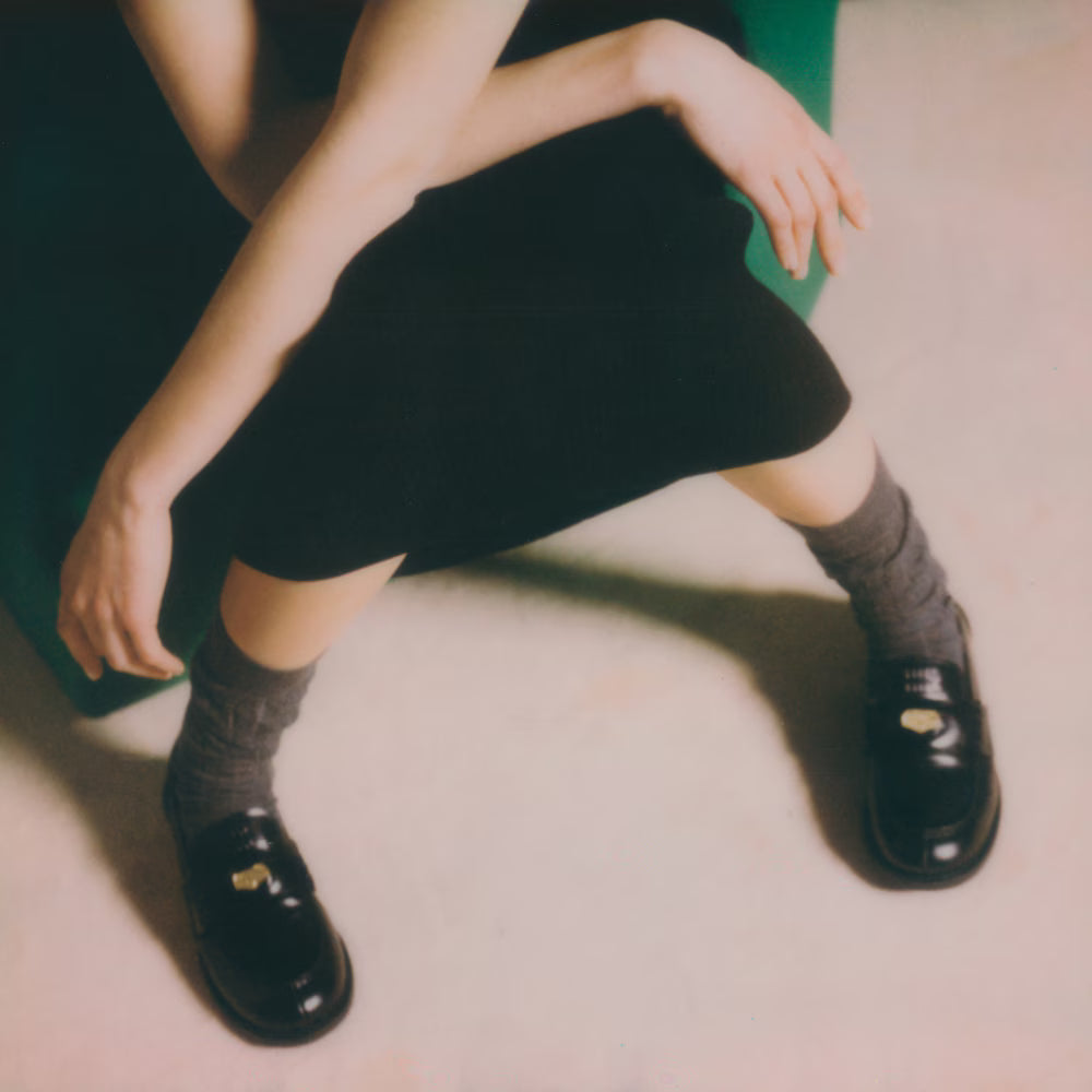 Brushed Leather Penny Loafers