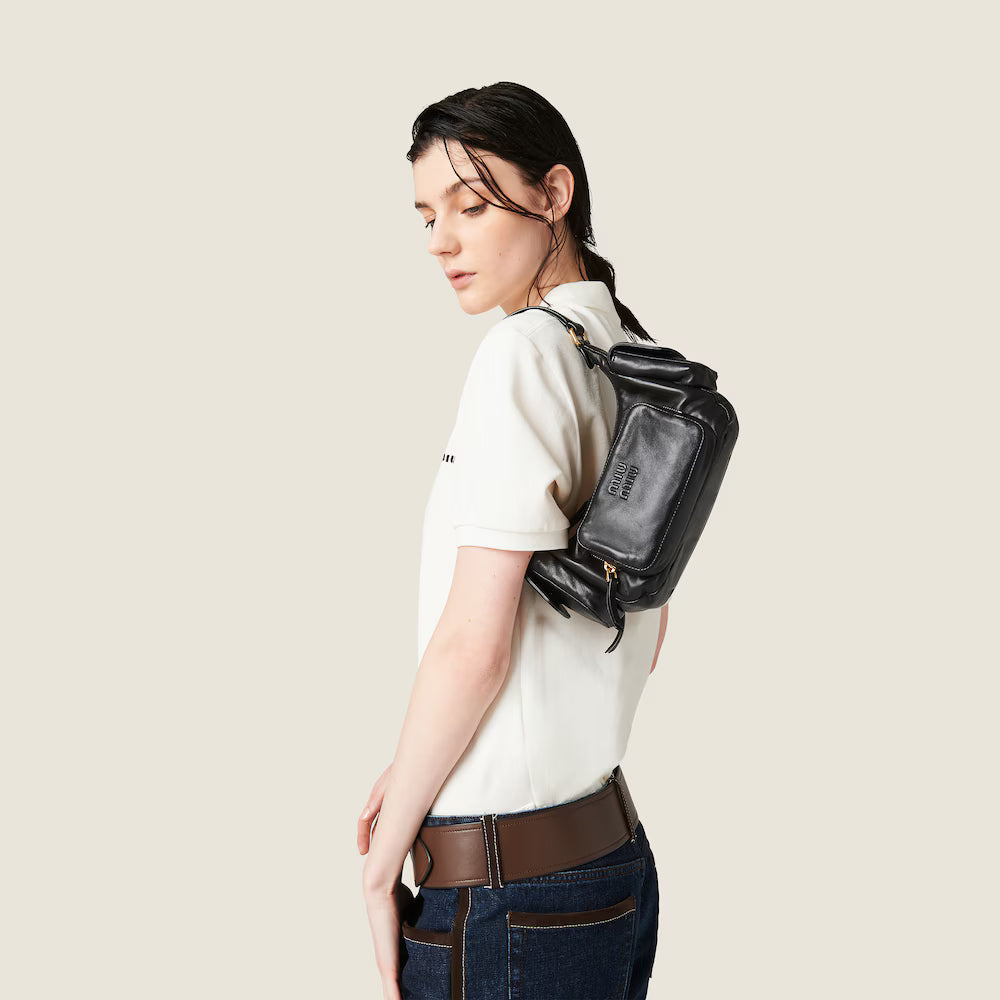 Nappa Leather Pocket Bag