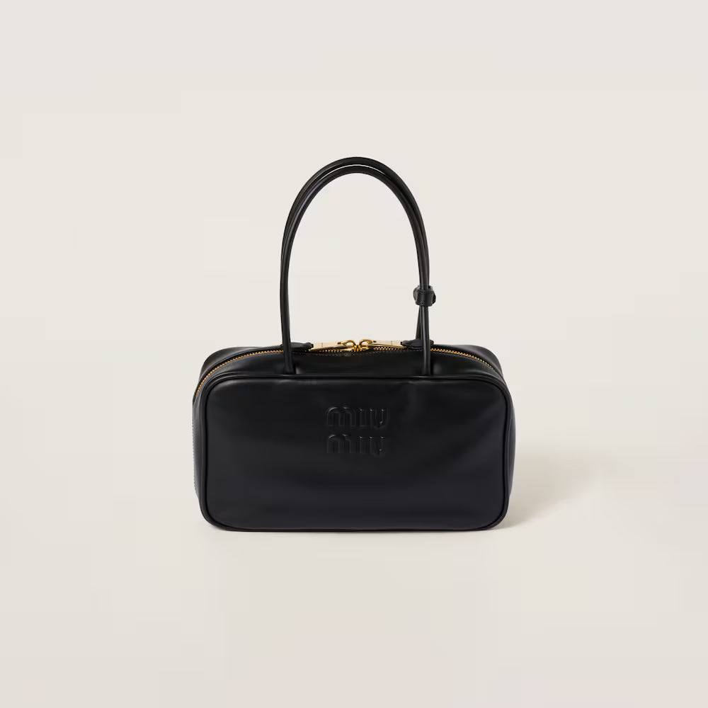 Beau Leather Top-Handle Bag