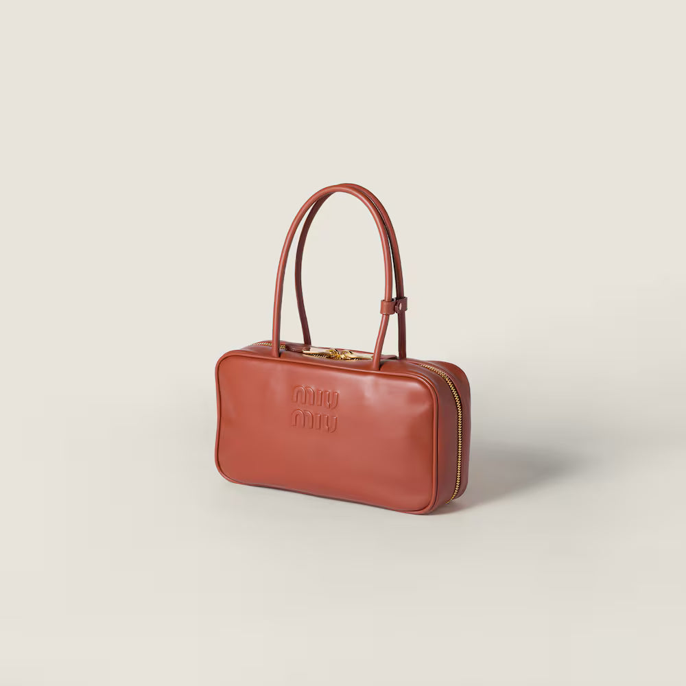 Beau Leather Top-Handle Bag