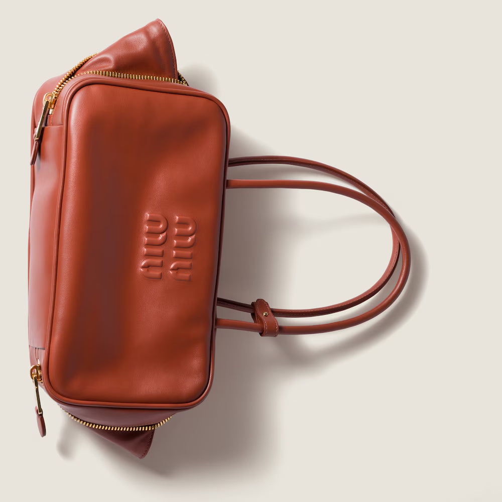 Beau Leather Top-Handle Bag