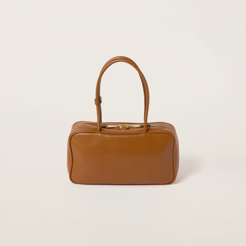 Beau Leather Top-Handle Bag