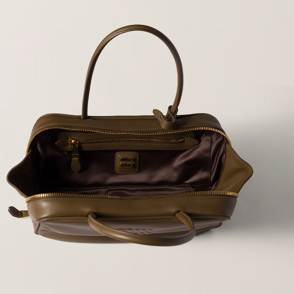 Beau Leather Top-Handle Bag