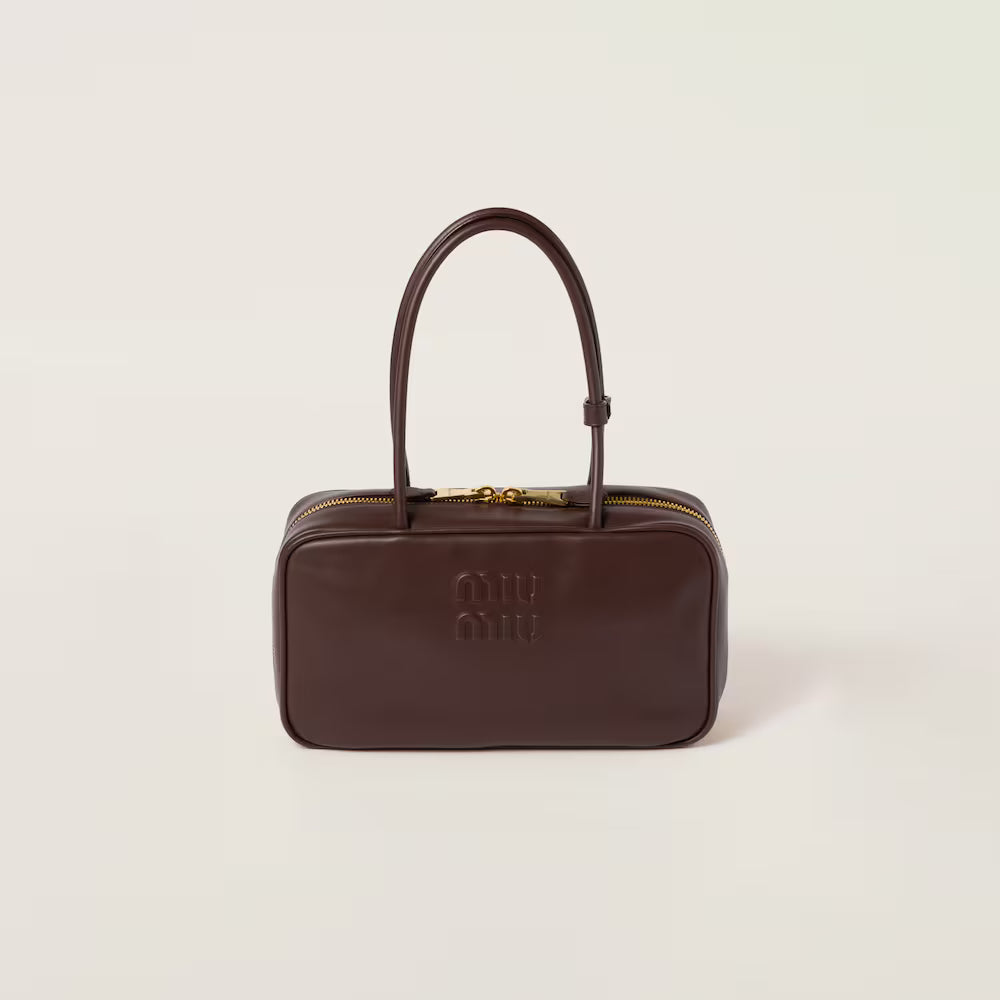 Beau Leather Top-Handle Bag