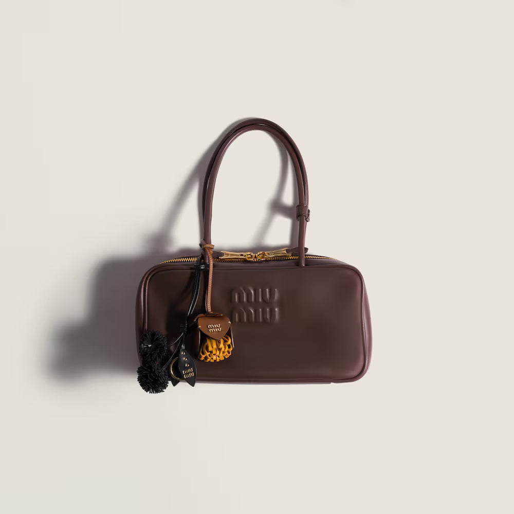 Beau Leather Top-Handle Bag