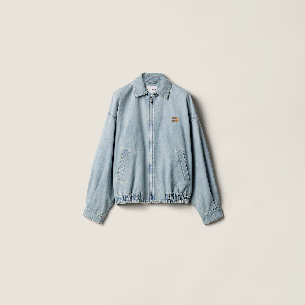 Chambray Blouson Jacket