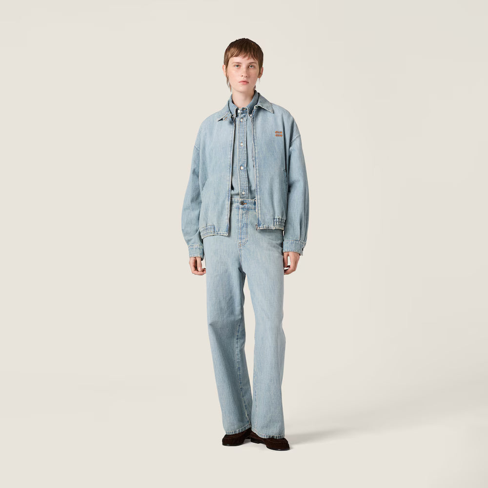 Chambray Blouson Jacket