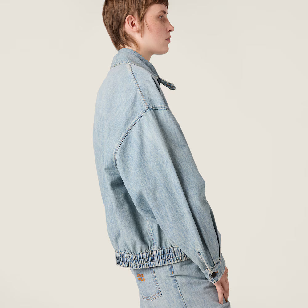 Chambray Blouson Jacket
