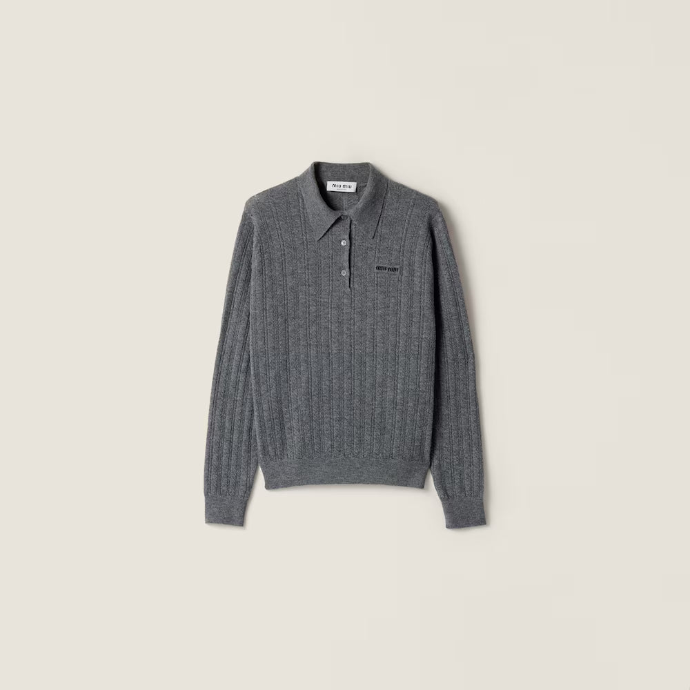Cashmere Polo Sweater