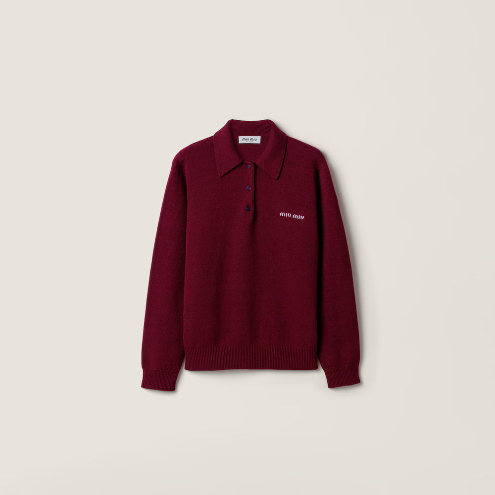 Cashmere Polo Sweater
