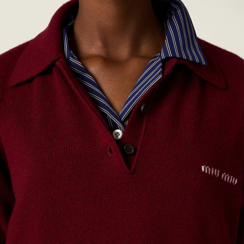 Cashmere Polo Sweater