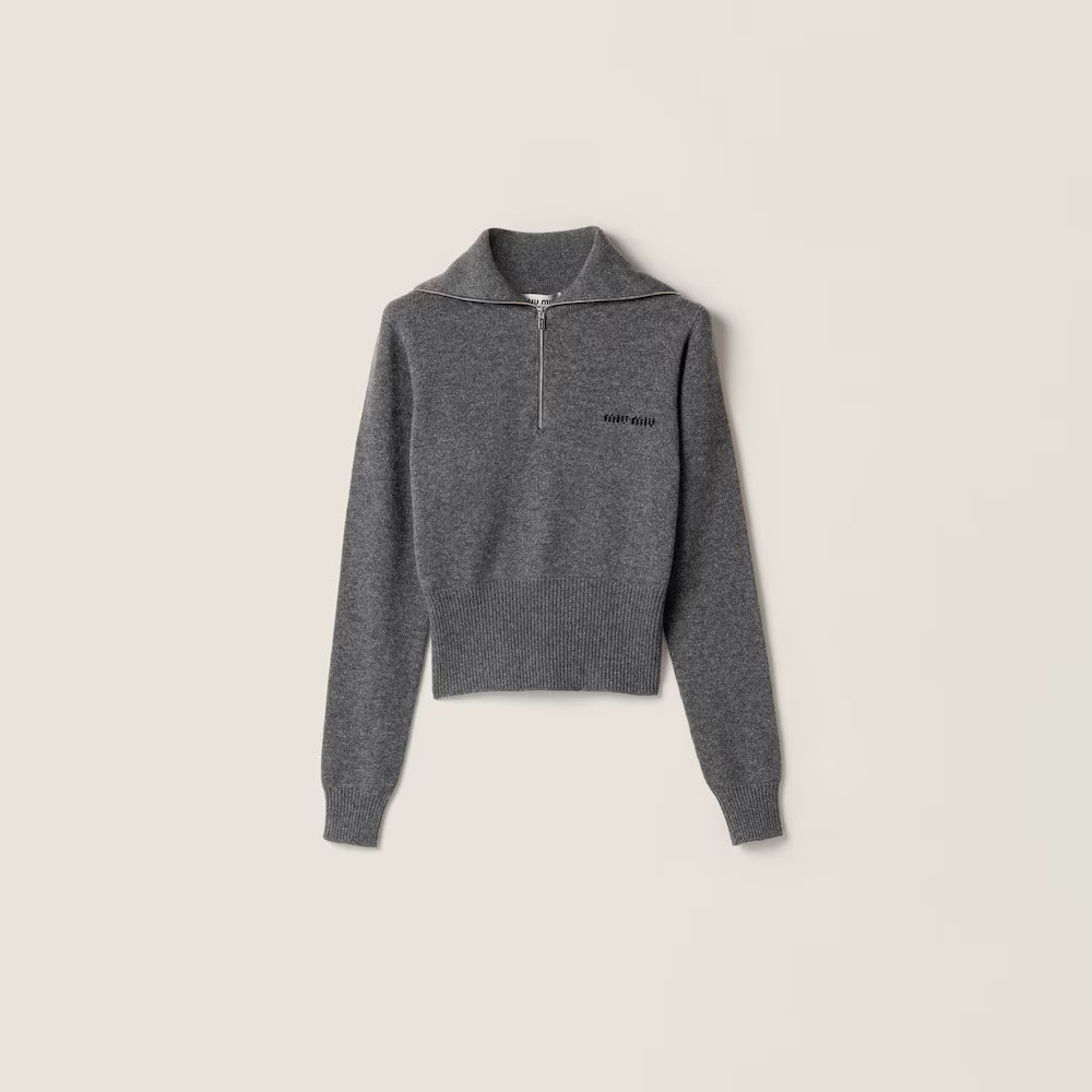 Cashmere Half-Zipper Sweater