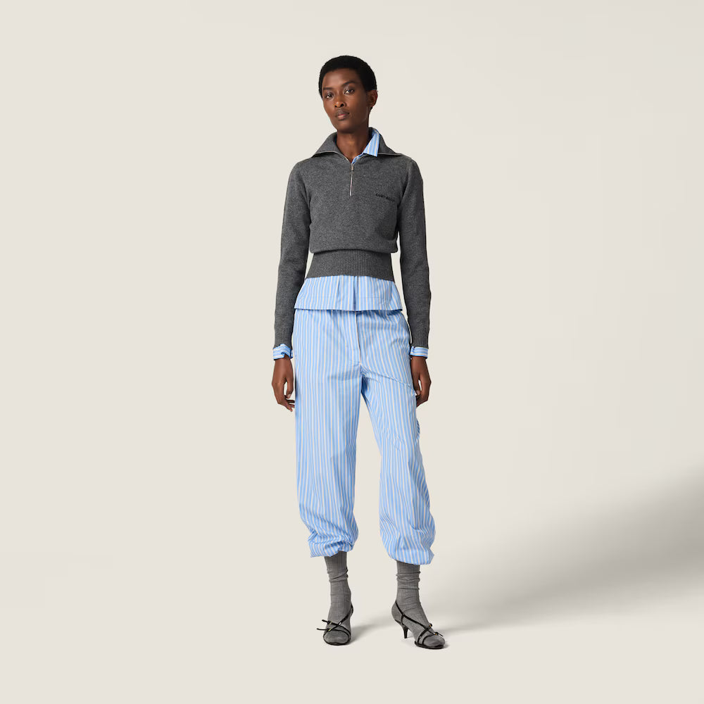 Cashmere Half-Zipper Sweater