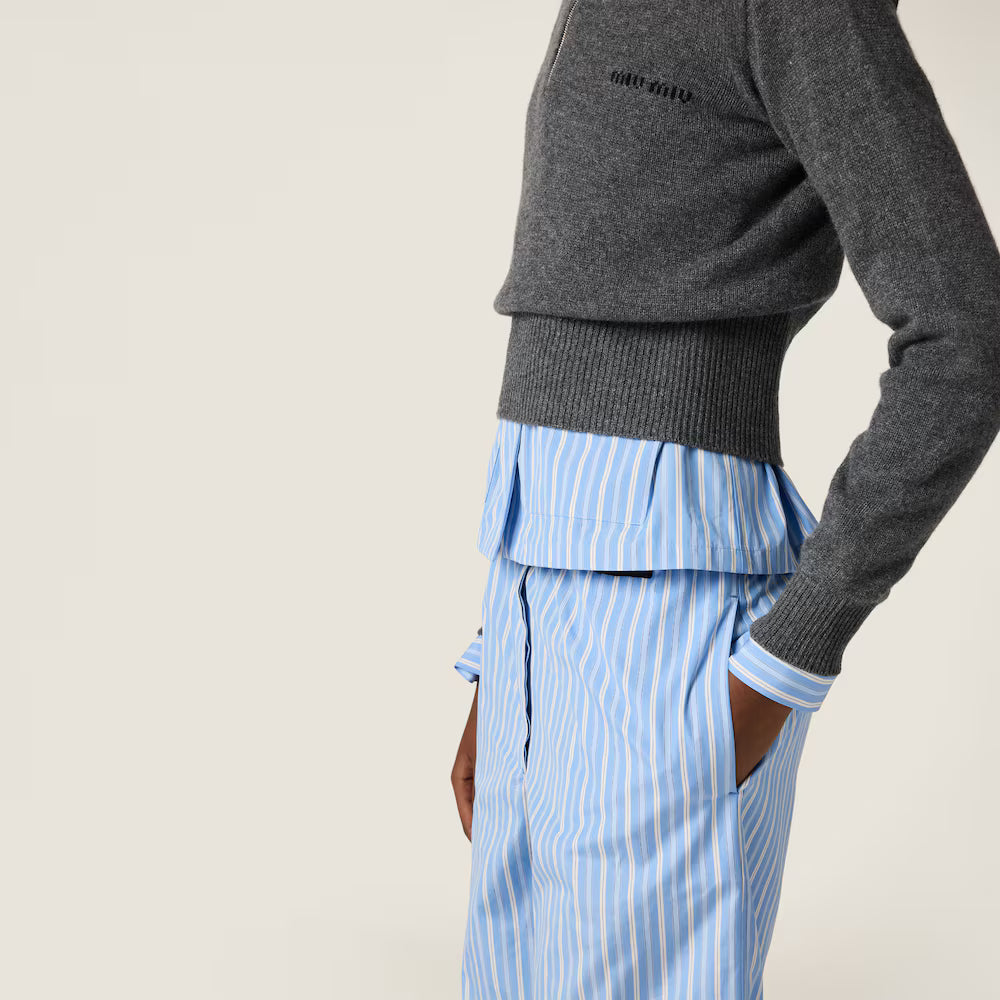 Cashmere Half-Zipper Sweater