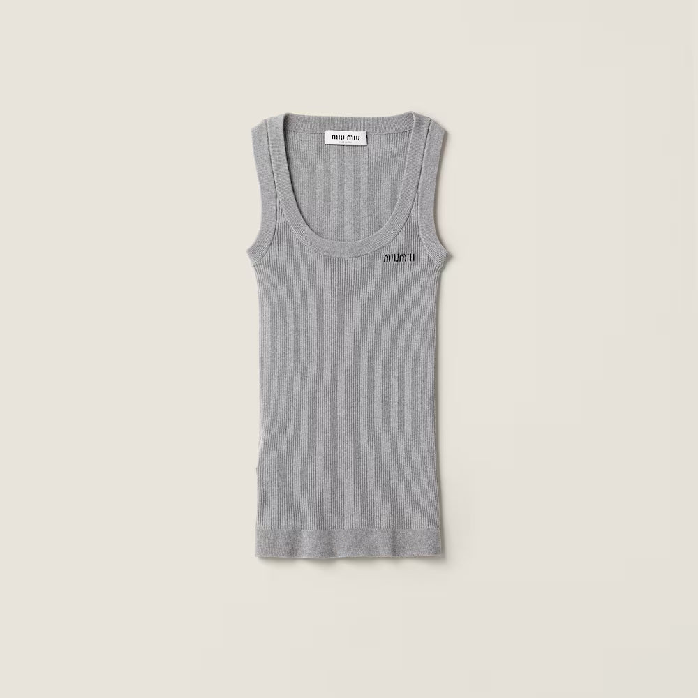 Cotton Knit Tank Top