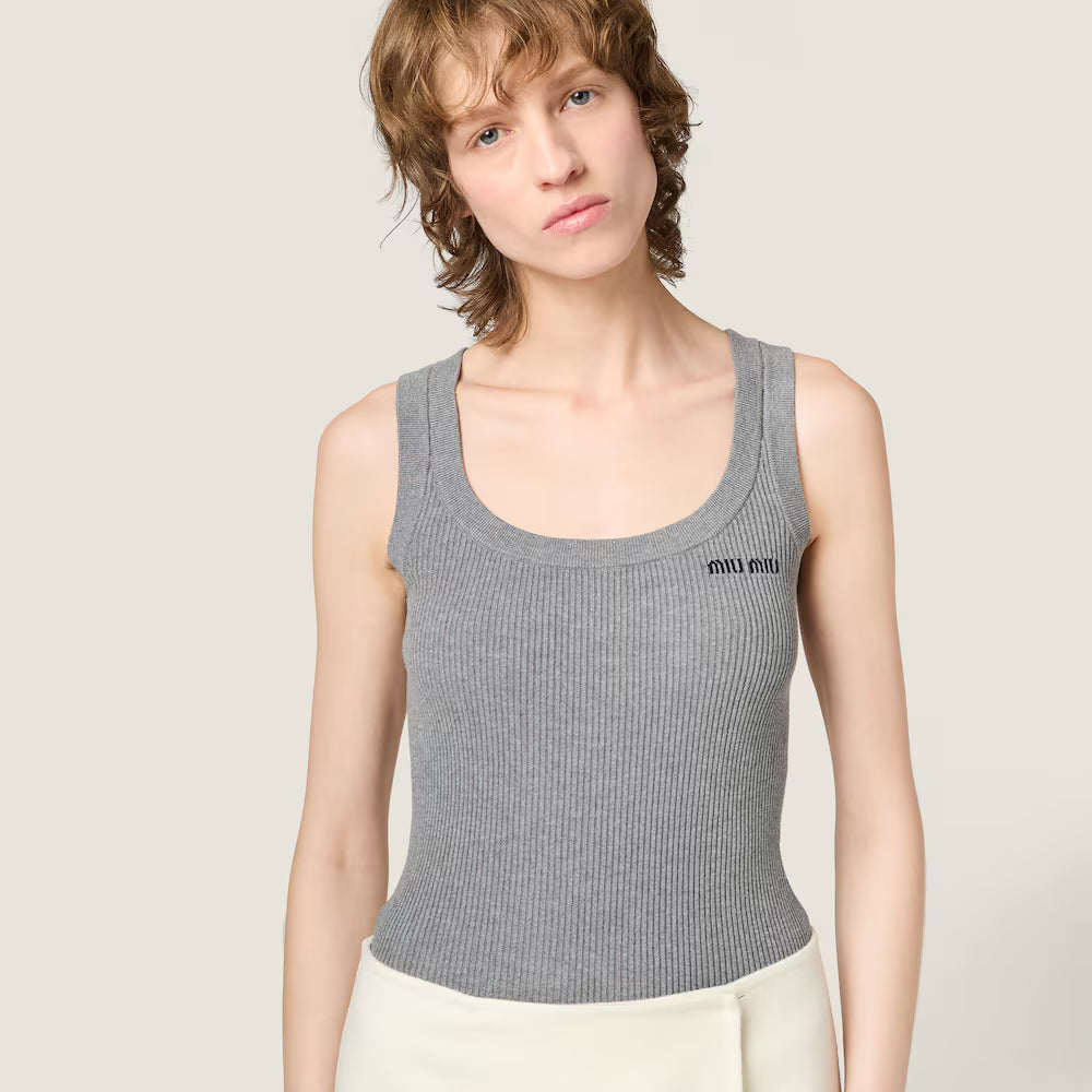 Cotton Knit Tank Top