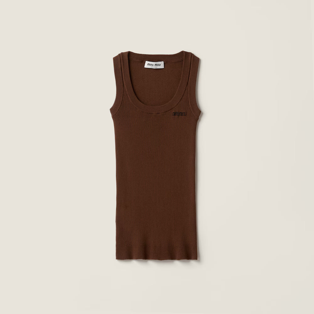 Cotton Knit Tank Top