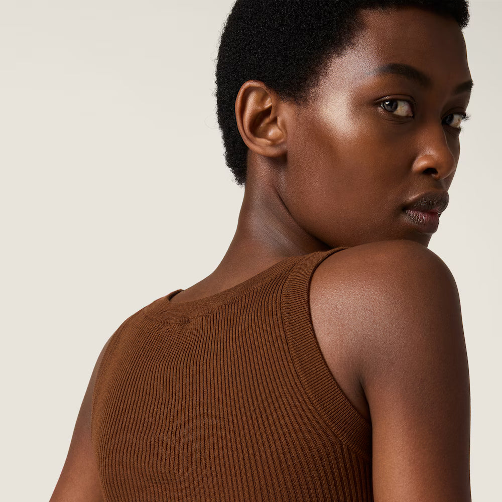 Cotton Knit Tank Top