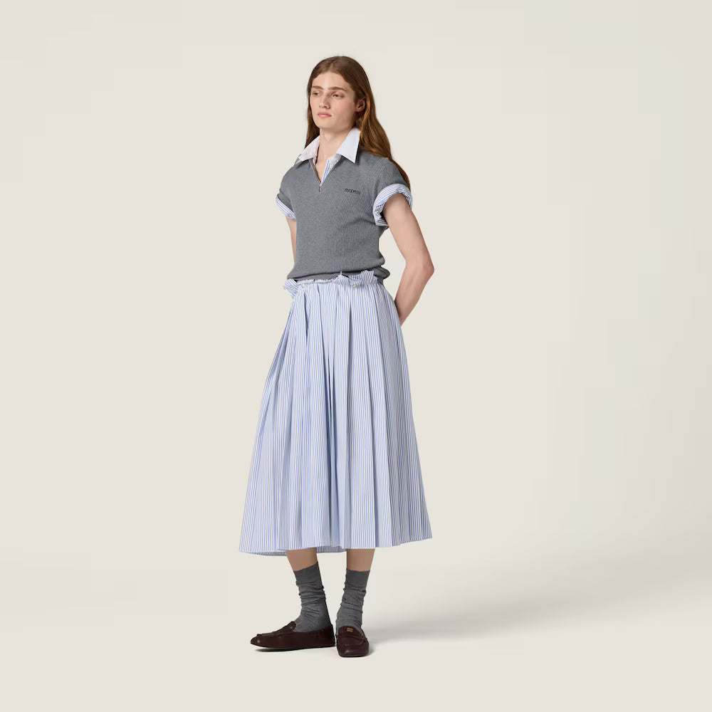 Cotton Half-Zipper Sweater